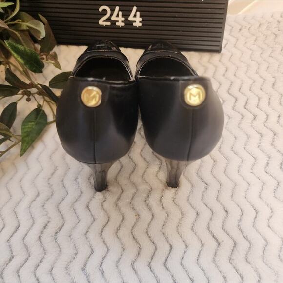 MONET PATENT LEATHER BLACK HEELS SIZE 8 - Picture 4 of 9